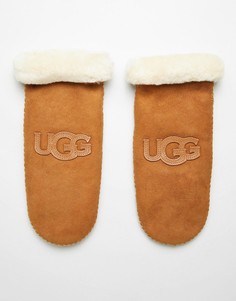 Варежки с логотипом UGG - Рыжий