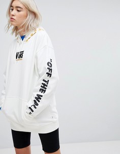 Худи розового цвета Vans - Белый