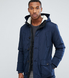 Парка с капюшоном на подкладке из искусственного меха Jack &amp; Jones Originals - Темно-синий
