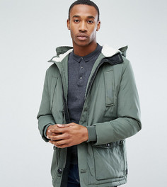 Парка с капюшоном на подкладке из искусственного меха Jack &amp; Jones Originals - Зеленый