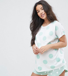 Пижамный комплект с шортами ASOS Maternity - Зеленый