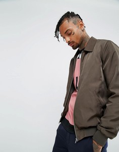 Куртка Харрингтон цвета хаки ASOS - Зеленый