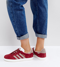 Бордовые кроссовки adidas Originals Gazelle - Красный