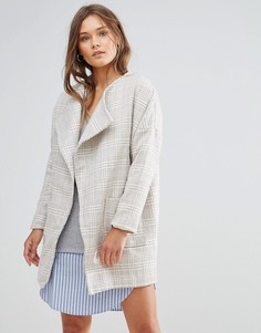 Оверсайз-пальто из твида Lunik - Бежевый