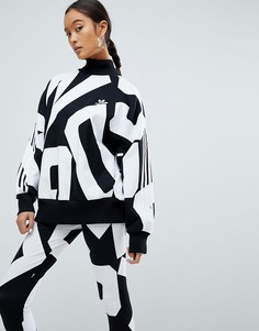 Свитшот с принтом adidas Originals Bold Age - Черный