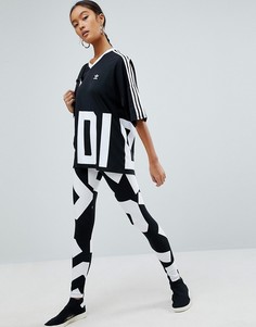 Леггинсы с принтом adidas Originals Bold Age - Черный