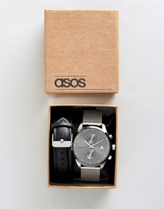 Часы со сменным ремешком ASOS - Мульти