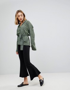 Укороченные расклешенные брюки Walter Baker Sylvia - Черный