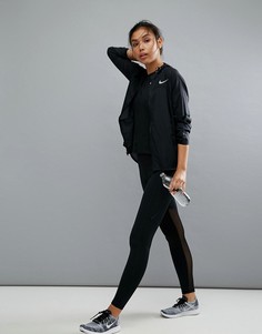 Черные леггинсы с карманом Nike Training - Черный