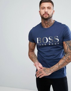 Футболка классического кроя BOSS By Hugo Boss - Темно-синий