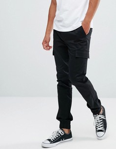Черные зауженные джоггеры карго ASOS - Черный