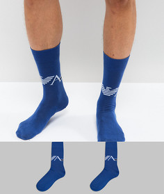 Набор из 2 пар носков Emporio Armani - Синий