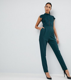 Комбинезон с кружевным топом ASOS TALL - Зеленый