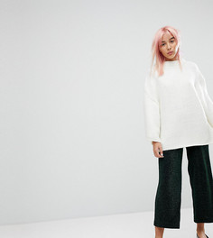 Кюлоты с оттенком металлик Monki - Зеленый