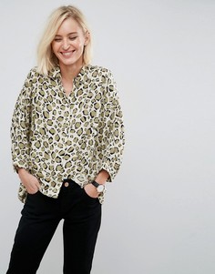 Оверсайз-рубашка с абстрактным принтом ASOS - Мульти
