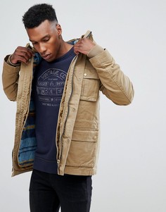 Парка со съемной стеганой курткой Jack &amp; Jones Vintage - Бежевый