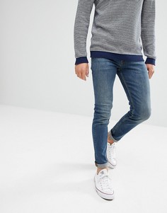 Темные зауженные джинсы ASOS - Синий