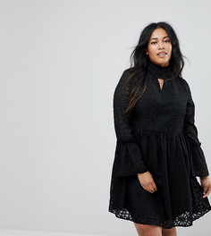 Платье мини Lost Ink Plus - Черный