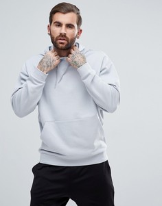 Серое свободное худи ASOS - Серый