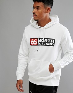 Белый худи 66o North Logn - Белый
