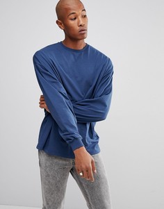 Oversize-лонгслив ASOS - Синий