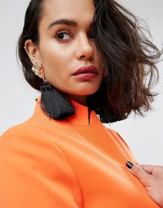 Серьги с кисточками ASOS - Золотой