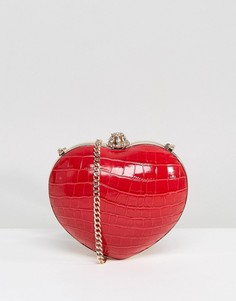 Красная сумка в форме сердца Dune - Красный