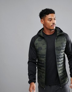 Камуфляжная стеганая куртка Jack &amp; Jones Tech - Зеленый