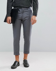Серые укороченные брюки Selected Homme - Серый