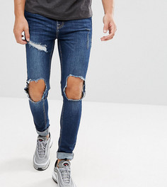 Обтягивающие рваные джинсы Brooklyn Supply Co - Синий