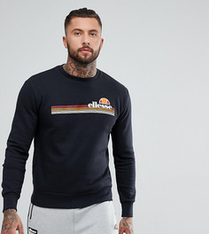 Черный свитшот с круглым вырезом Ellesse Tiberio - Черный