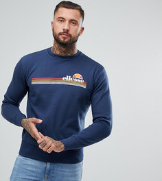 Темно-синий свитшот с круглым вырезом Ellesse Tiberio - Темно-синий