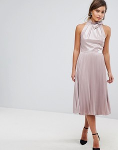 Платье миди со складками Ted Baker - Золотой