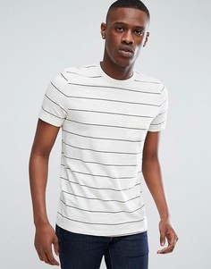 Меланжевая футболка в полоску Esprit - Кремовый