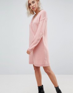 Платье с запахом ASOS - Розовый