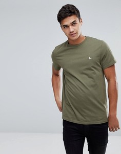 Футболка оливкового цвета Jack Wills Sandleford - Зеленый