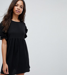 Свободное платье мини ASOS PETITE - Черный