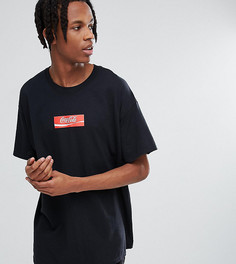 Футболка оверсайз с логотипом Reclaimed Vintage Inspired x Coca-Cola - Черный