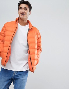 Легкая оранжевая дутая куртка Abercrombie &amp; Fitch - Оранжевый