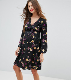 Платье с рукавами клеш New Look Maternity - Черный