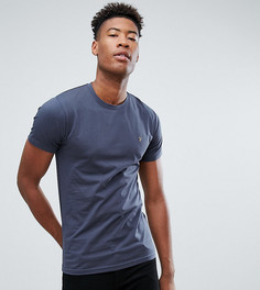 Темно-синяя футболка узкого кроя Farah TALL Farris - Темно-синий