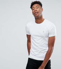 Белая футболка узкого кроя Farah TALL Farris - Белый