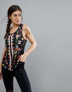 Майка с принтом Ted Baker Fit to a T - Черный