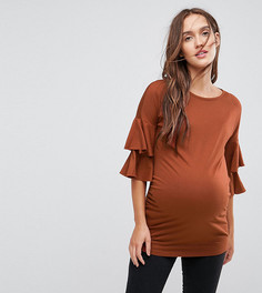 Трикотажная футболка New Look Maternity - Оранжевый