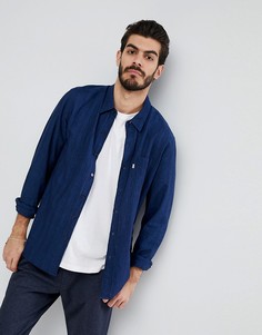 Рубашка цвета индиго в полоску с карманом Levis Sunset - Темно-синий Levis®