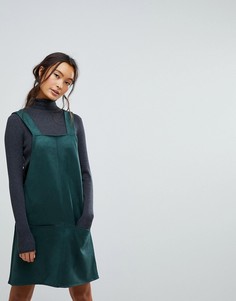 Платье из искусственной замши New Look - Зеленый