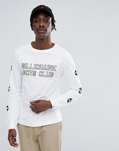 Белый лонгслив с принтом Billionaire Boys Club - Белый