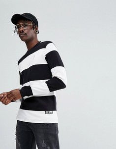 Термотоп в полоску с длинными рукавами Billionaire Boys Club - Белый