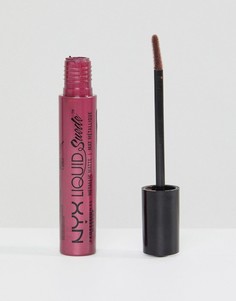 Матовая губная помада с эффектом металлик NYX Professional Makeup Liquid Suede - Бежевый