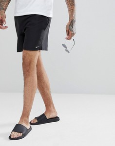 Черные суперкороткие шорты для плавания Nike Volley NESS8509-001 - Черный